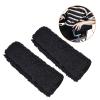 Zerodis Replacement Wheelchair Armrest Cover, Lamb Wool Wheelchair Arm Pad Detachable 1 Pair Pressure Relief Washable for Transport Chair view 3