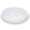 SheetWorld Baby Fitted Oval Crib Sheet Fits Stokke Mini, 100% Cotton Woven Sheet, Unisex Boy Girl, 23 x 29 inches, Grey Dot Circles, Made in USA view 1