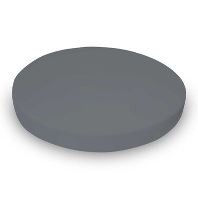SheetWorld Baby Fitted Oval Crib Sheet Fits Stokke Mini, 100% Cotton Woven Sheet, Unisex Boy Girl, 23 x 29 inches, Dark Grey Woven, Made in USA