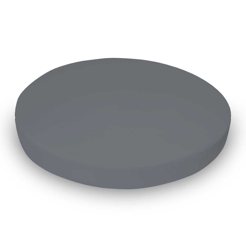 SheetWorld Baby Fitted Oval Crib Sheet Fits Stokke Mini, 100% Cotton Woven Sheet, Unisex Boy Girl, 23 x 29 inches, Dark Grey Woven, Made in USA