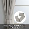 Fcosie Natural Linen Blended Curtains 63 Inches Length Blackout Curtains and Drapes Grommet Top Window Treatment Drapery Panels Draperies (2 Panels, 50 W x 63 L Inches, Light Grey) view 4