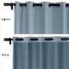 Fcosie Natural Linen Blended Curtains 63 Inches Length Blackout Curtains and Drapes Grommet Top Window Treatment Drapery Panels Draperies (2 Panels, 50 W x 63 L Inches, Cloisoone) view 2