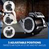Vacmaster AM201R 3 Speed Floor Fan, 156W 550 CFM Air Mover, Utility Blower Fan, Carpet Dryer for Drying, Cooling & Circulation view 4