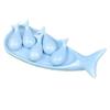 ASDUU Chopsticks Rest Whale Shape Sauce Dish Dip Bowl Ceramic Dinner Spoon Stand Fork Holder Rack Chopsticks Utensil Cutlery Stand Decor Gift view 1