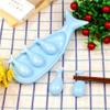 ASDUU Chopsticks Rest Whale Shape Sauce Dish Dip Bowl Ceramic Dinner Spoon Stand Fork Holder Rack Chopsticks Utensil Cutlery Stand Decor Gift view 2