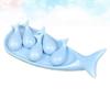 ASDUU Chopsticks Rest Whale Shape Sauce Dish Dip Bowl Ceramic Dinner Spoon Stand Fork Holder Rack Chopsticks Utensil Cutlery Stand Decor Gift view 3