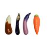 ASDUU 4pcs Chopsticks Rests Vegetable Shape Ceramic Dinner Spoon Stand Fork Holder Rack Chopsticks Utensil Cutlery Stand Decor Gift view 1