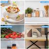 24 x 236.22 Inch Shelf Liners for Kitchen Cabinets Non Adhesive Drawer Liners, Non-Slip EVA Material Refrigerator Liners Waterproof & Oilproof Roll for Bathroom, Kitchen, Cupboard, Shelves -Clear view 4