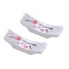 ASDUU Ceramic Chopstick Rest Chinese Style Plum Stand Spoon Fork Holder 2pcs Decor Gift view 1