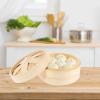 1set Steamer Lid Design for Healthy Cooking Deep Food Steamer for Fish Dumplings and Veggies Natural Material Safe and Kitchen Supply view 4