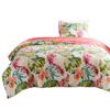 Benjara Aulne 2 Piece Twin Quilt Set with Leaf Print view 1
