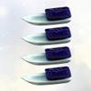 ASDUU 4pcs Chopsticks Rests Boat Shape Ceramic Dinner Spoon Stand Fork Holder Rack Chopsticks Utensil Cutlery Stand Decor Gift view 3