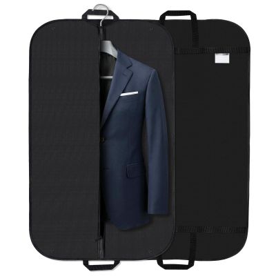 2 Pack STEVOY 40" Breathable Garment Bag, Suit Covers, Travel Carrier Bag with Handles, Foldover