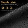 2 Pack STEVOY 40" Breathable Garment Bag, Suit Covers, Travel Carrier Bag with Handles, Foldover view 3