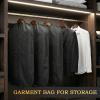 2 Pack STEVOY 40" Breathable Garment Bag, Suit Covers, Travel Carrier Bag with Handles, Foldover view 4