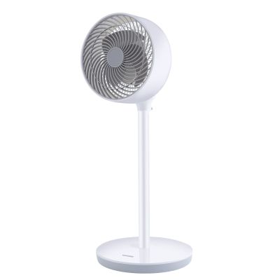 Simple Deluxe 7 inch Stand Fan, 3 Speeds & 3 Modes, 15 Hours Timer, 70 Oscillating Circulating Fan, with Remote Control, Air Circulation Fan for Room, Indoor,White