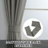 Fcosie Natural Linen Blended Curtains 63 Inches Length Blackout Curtains and Drapes Grommet Top Window Treatment Drapery Panels Draperies (2 Panels, 50 W x 63 L Inches, Dark Grey) view 4