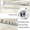 Pull Out Clothes Rail 25-61 cm, Closet Pull Out Trousers Rack, Extendable Closet Rod for Pants Clothing Storage, Wardrobe Adjustable Clothes Hanger Rail Space Saving, Load 25kg (Size : 46cm) view 4