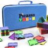 PicassoTiles Magnetic Tile Storage Case 16.5x7.5x3.5in Travel Carry Bag with Handle Water Resistant Organizer Compatible with Magnet Building Block Sets STEM Educational Accessories Oxford Cloth PTA10 view 1