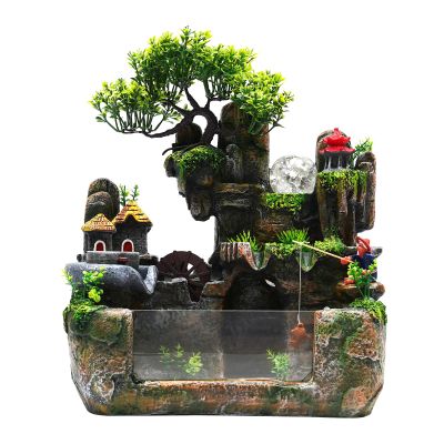 Desktop Fountain, Indoor Modern Romantic Desktop Relaxation Fountain, for Home Decoration & Gifts