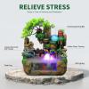 Desktop Fountain, Indoor Modern Romantic Desktop Relaxation Fountain, for Home Decoration & Gifts view 2