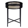 Acme Furniture Round End Table with Open Top, Black view 1
