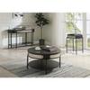 Acme Furniture Round End Table with Open Top, Black view 4