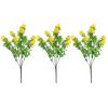 WIVAYE 3Pack Artificial Lemon Branches for Vases, 14 Inch Fake Lemon Decor Lifelike Plant Decor Fake Tree Branches for Home Office Table Centerpiece, Yellow view 1
