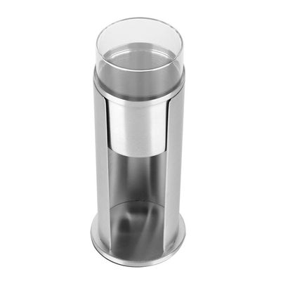 Tomotato Cotton Pad Holder - Stainless Steel Qtip Makeup Removers Dispenser with Lids, 2.9x7.3 inch