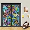 Window Film Privacy Church Style Glass Static Cling Window Film Stained Glass Sticker for Home Glass UV Blocking/Privacy/Heat Control (A,27.6"x78.74"(70x200cm)) view 2