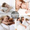 1 PC Baffle Box Pinch Pleated Comforter/Quilted-100% Egyptian Cotton 500 GSM Fill Weight Cloud Fluffy Cozy Down Alternative Duvet Insert With 4 Corner Tabs Silver | California King Best Comforter view 3