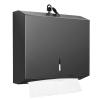 Paper Towel Dispenser Wall Mount Commercial, C Fold Multifold Hand Paper Towel Dispenser, Stainless Steel Tissue Holder (Matte Black) view 1