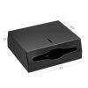 Paper Towel Dispenser Wall Mount Commercial, C Fold Multifold Hand Paper Towel Dispenser, Stainless Steel Tissue Holder (Matte Black) view 2