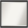 Amanti Art Black Bathroom Mirror for Over Sink, 26x38 Avon Black Narrow Rectangle Vanity Mirror, Large Casual Frame, Hangs Horizonally and Vertically, Bathroom Wall Decor, Beveled Edge view 1