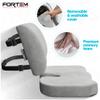 FORTEM Seat Cushion, Office Chair Cushion, Lumbar Support Pillow for Office Chair, Memory Foam Sciatica Coccyx Tailbone Pressure Pain Relief, Car Sitting Pad, Washable Non Slip view 3