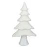 16.75" Cream Cable Knit Christmas Tree Tabletop Decoration view 1