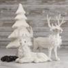 16.75" Cream Cable Knit Christmas Tree Tabletop Decoration view 3