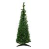 4' Green Tinsel Pop-Up Artificial Christmas Tree Unlit view 1