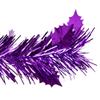 4' Purple Tinsel Pop-Up Artificial Christmas Tree Unlit view 4