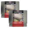 2-Pack Commercial Fryer Splash Guard by Chef Master, 18-Gauge Stainless Steel Universal Fit Oil Splatter Guard, 20.5 x 15" Splatter Screen, Oil Splash Guards for Kitchen & Restaurants Deep Fryer-90059 view 1