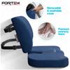FORTEM Seat Cushion, Office Chair Cushion, Lumbar Support Pillow for Office Chair, Memory Foam Sciatica Coccyx Tailbone Pressure Pain Relief, Car Sitting Pad, Washable Non Slip view 3