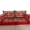 mysticalanatolia Oriental Arabic Majlis Floor Seating Sofa Cushion 75x27x4 inch for Home Lounge Decor Bohemian Indoor Outdoor Living Room Furniture Set view 2