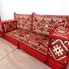 mysticalanatolia Oriental Arabic Majlis Floor Seating Sofa Cushion 75x27x4 inch for Home Lounge Decor Bohemian Indoor Outdoor Living Room Furniture Set view 3
