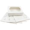 Global Sugar Art 10-Count Extra Deep Quarter Sheet Cake Box with Window, Sturdy, AutoPopup (14 x 10 x 5 Inches, White) view 4