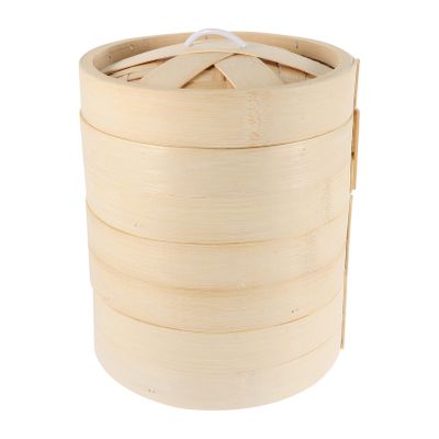 1 Set Bamboo Cooking Tool Basket Food Steamers Kitchen Reusable Steamed Buns Practical Breakfast Buns Steamers
