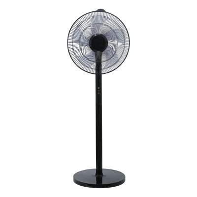 HealSmart 15" Adjustable 12 Levels Speed Pedestal Stand Fan with Remote Control for Indoor, Home, Office and College Dorm Use, 90 Degree Horizontal Oscillating, 9 Hours Timer, 15 Inch, Black
