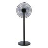 HealSmart 15" Adjustable 12 Levels Speed Pedestal Stand Fan with Remote Control for Indoor, Home, Office and College Dorm Use, 90 Degree Horizontal Oscillating, 9 Hours Timer, 15 Inch, Black view 1