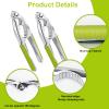 2 Pack Walnut Cracker Tools, Windspeed Heavy Duty Nut Crackers for Walnuts Pistachio Stainless Steel Walnut Cracker Opener Tool with Non-Slip Handle view 3