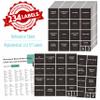 Hebayy 234 Minimalist Kitchen Food Labels, 216 Preprinted Flour Pasta Peas Condiment Oil Stickers, 18 Blank Ones, Waterproof Oil&Tear Resistant, No Residue for Pantry Food Containers Jars. view 2
