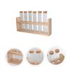Cabilock Household Test Tube Rack Glass Tube Display for Kitchen Compact Lightweight Coffee Bean Storage Vase view 2